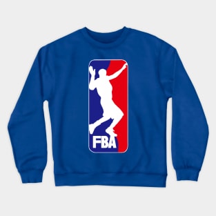 Flopping Basketball Association Logo Crewneck Sweatshirt